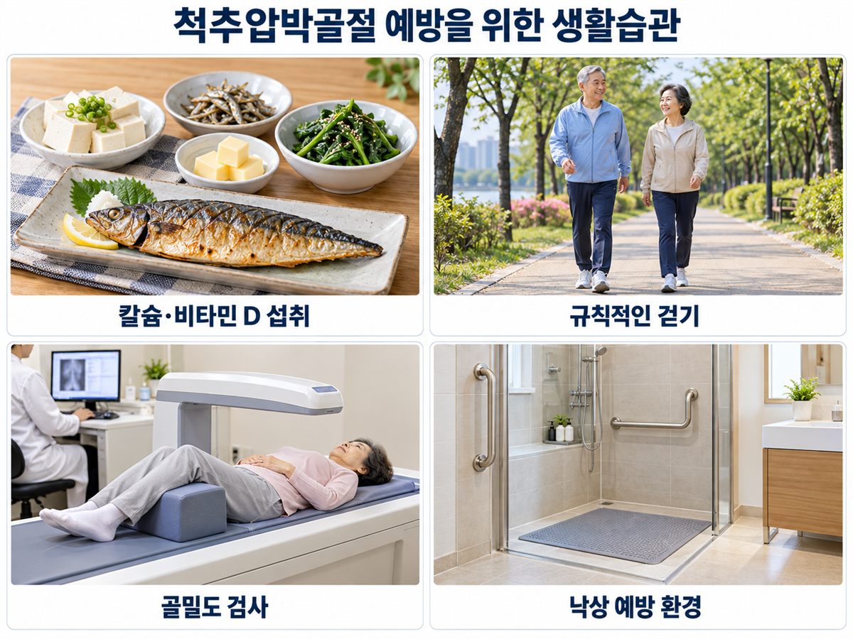 척추압박골절 예방 생활습관
