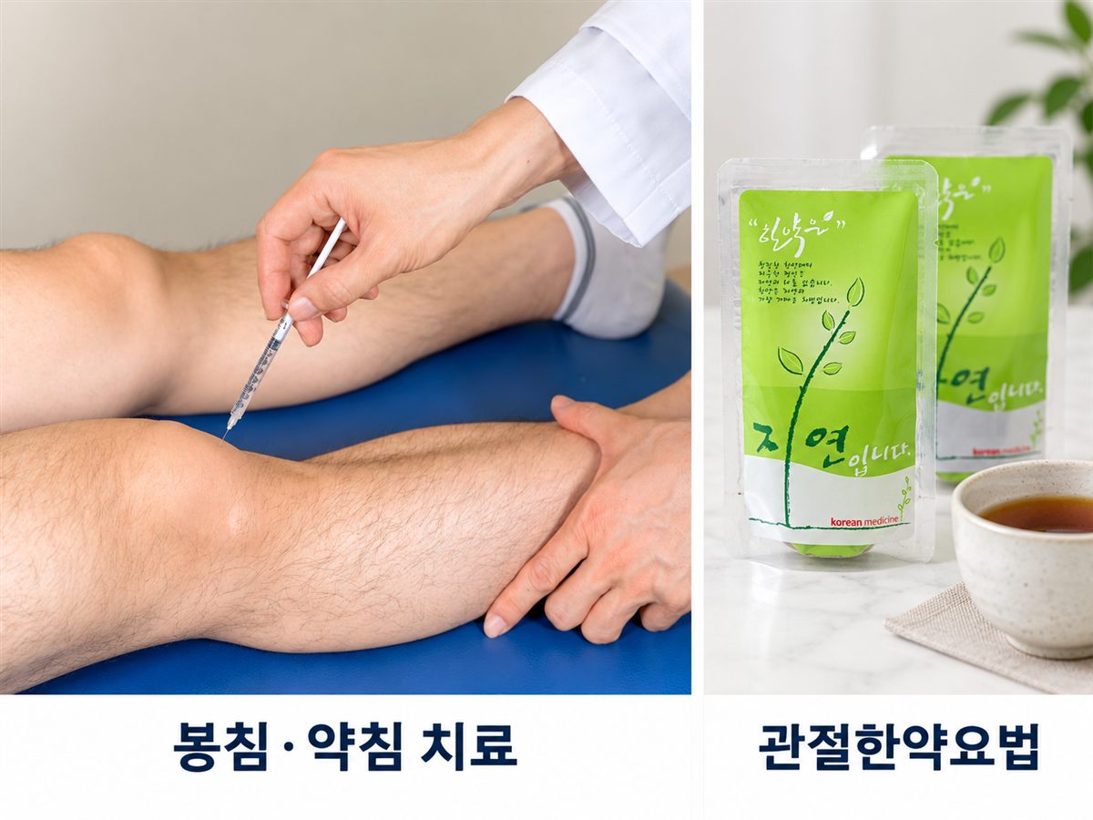 무릎인대 치료와 관절한약요법