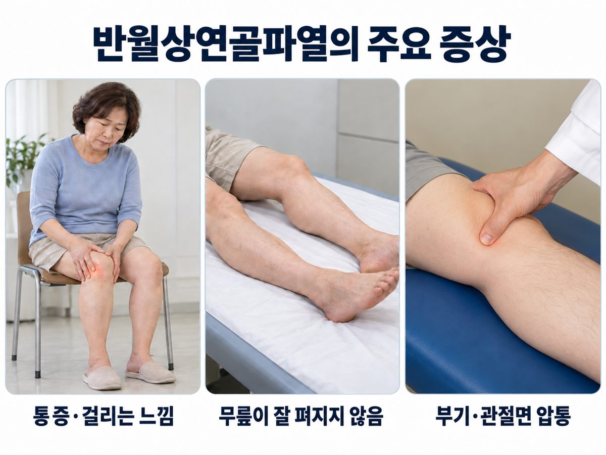 반월상연골파열 증상