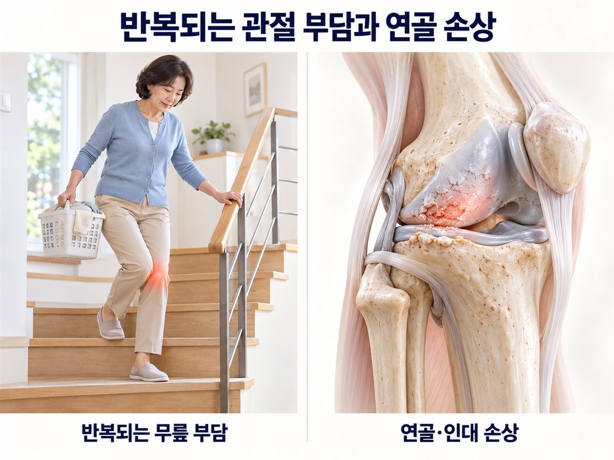 퇴행성관절염의 원인