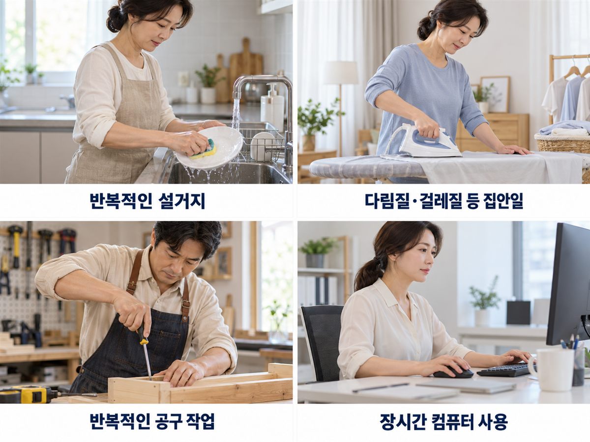 테니스엘보의 원인